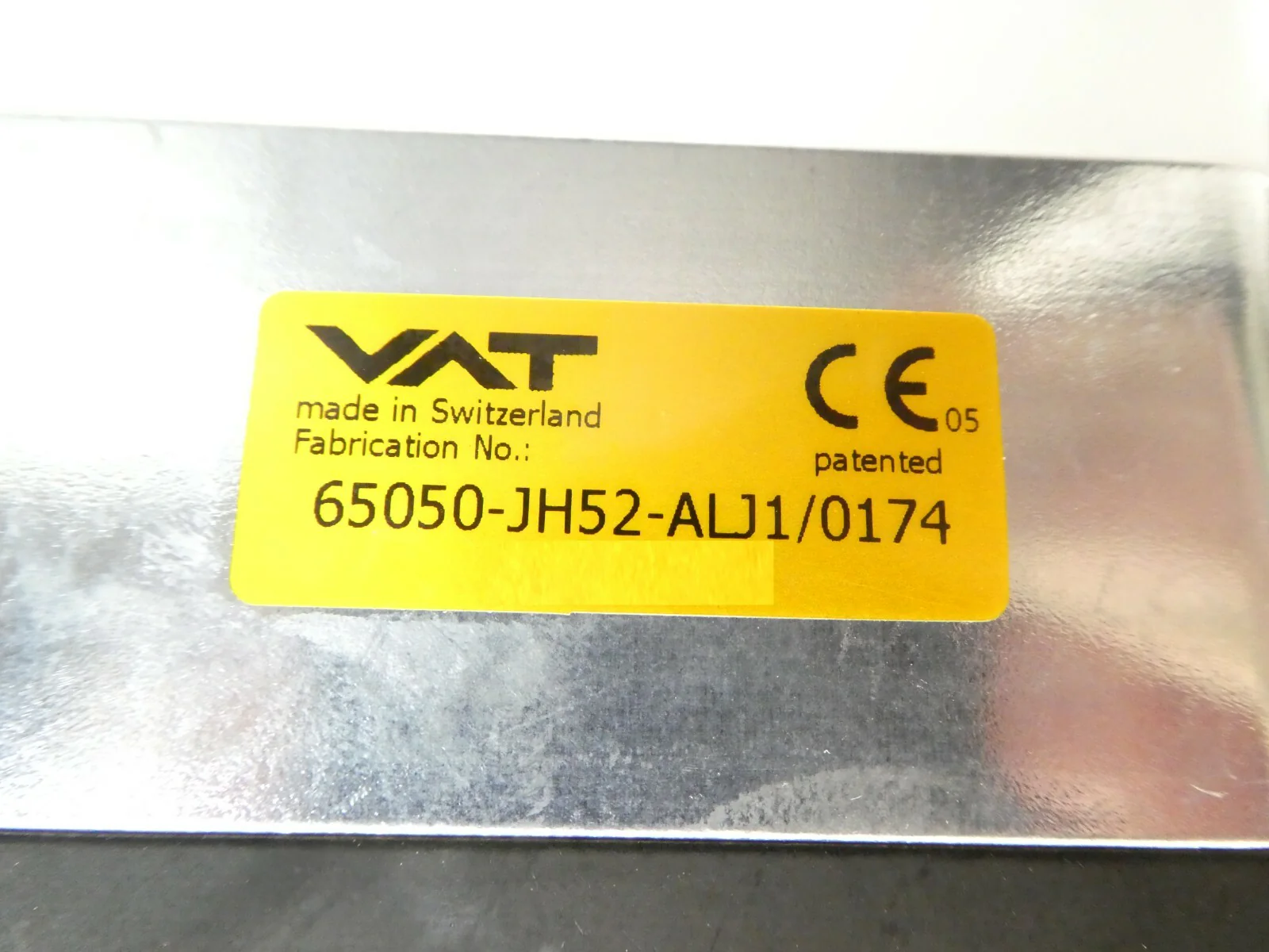 VAT 65050-JH52-ALJ1 Pendulum Valve Series Series 65.0 Copper Cu Exposed Working - Image 9