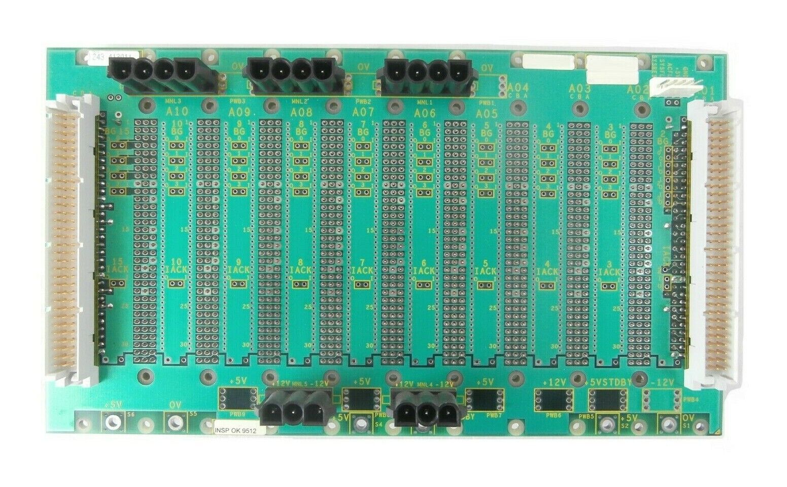 VERO 243-413011 Backplane PCB Board VMExcel J1 Quaestor Q5 Working Surplus - Image 2