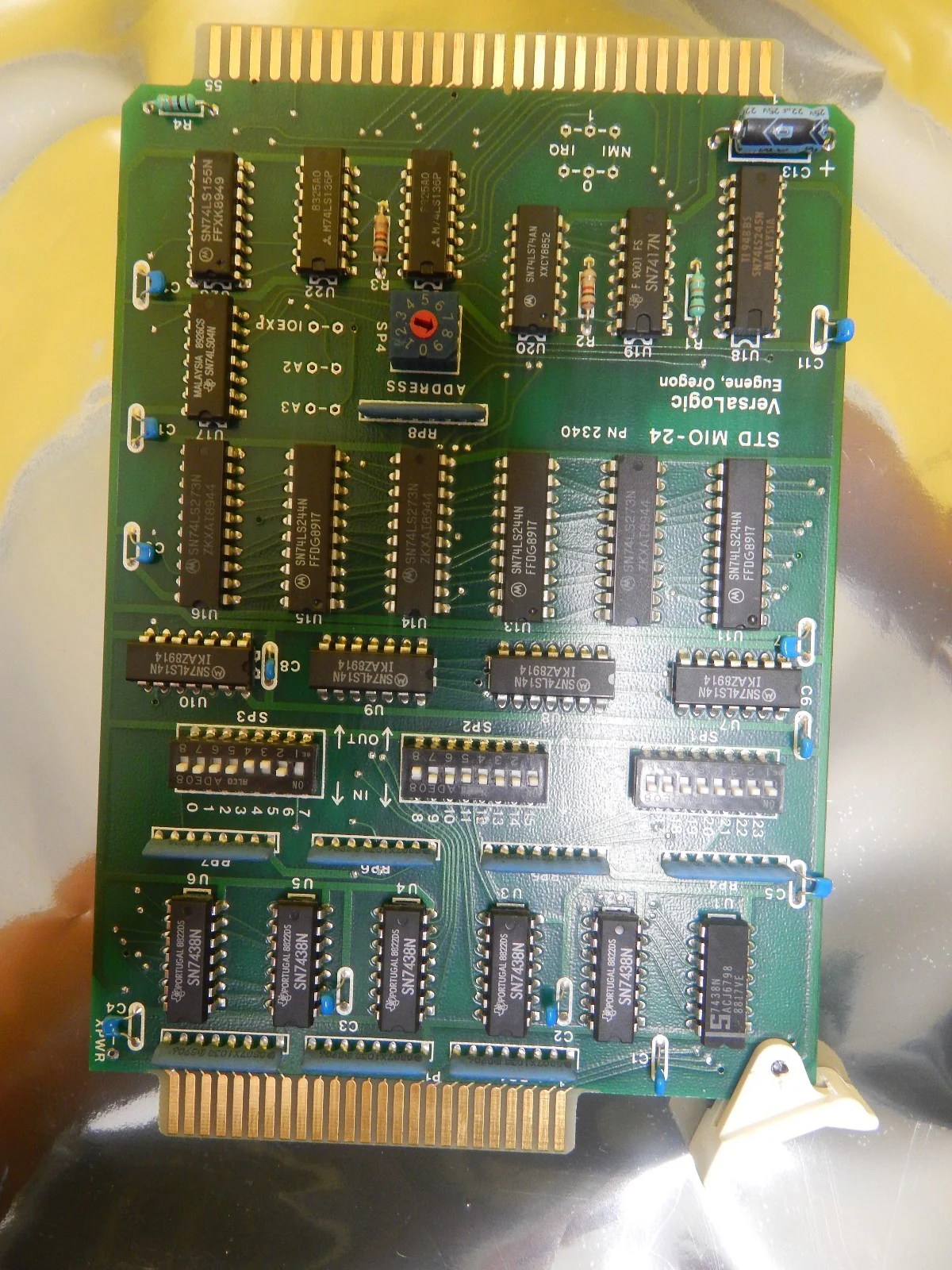 VersaLogic 2100-0120 Relay PCB Card VL-MIO-24 AG Associates 4100s Used Working - Image 5