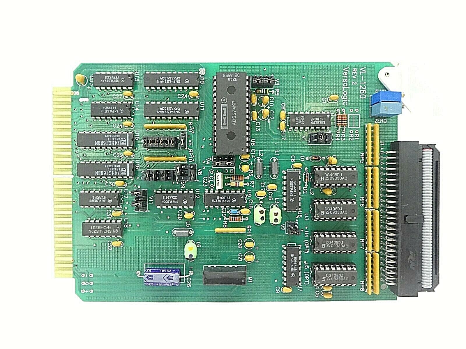 VersaLogic VL-1260 Analog Input PCB Card Rev. 2.00 Varian 350D Implanter Working - Image 2