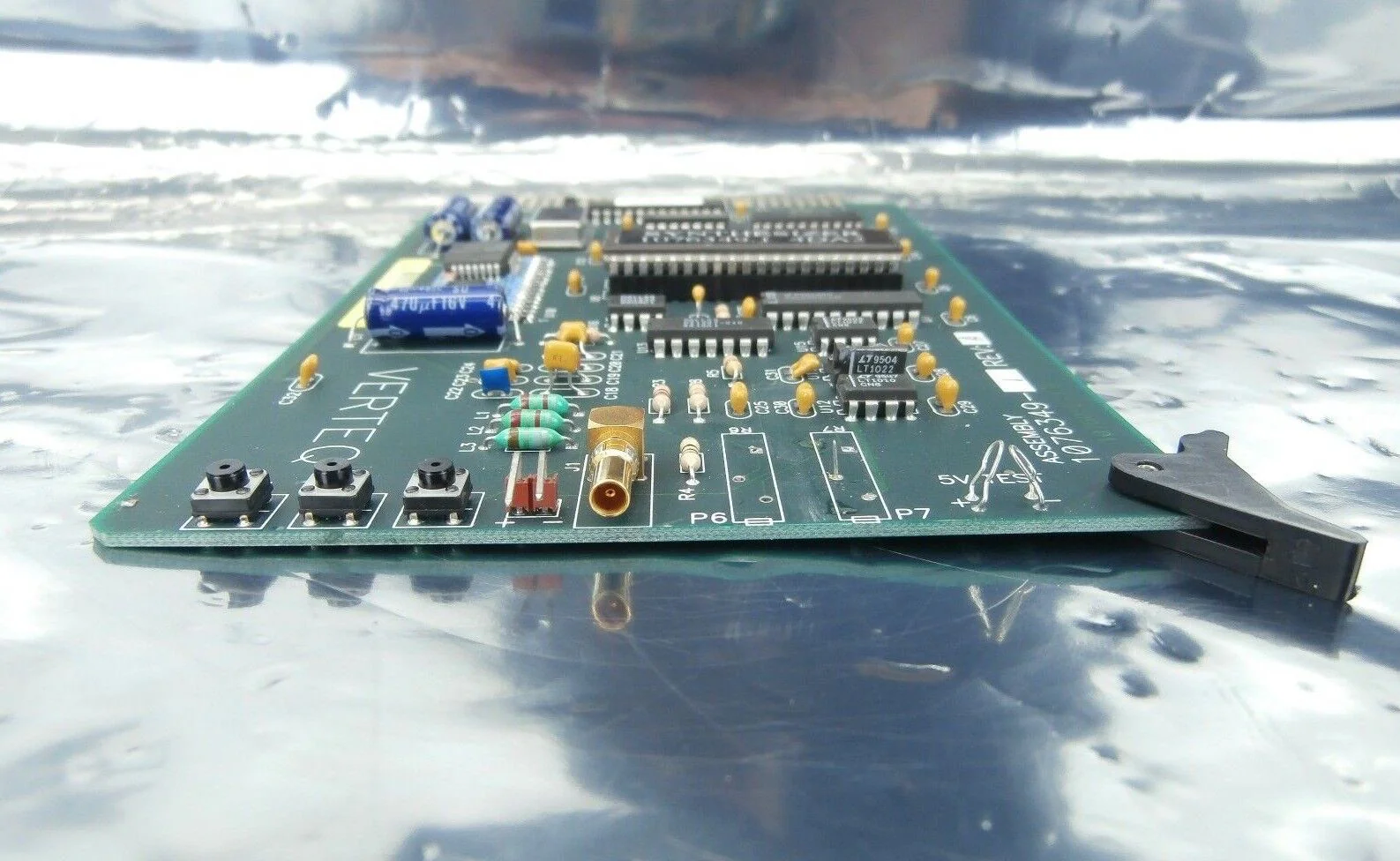 Verteq Process Systems 1076349-1 Frequency Synthesizer PCB Card Working Surplus - Image 4