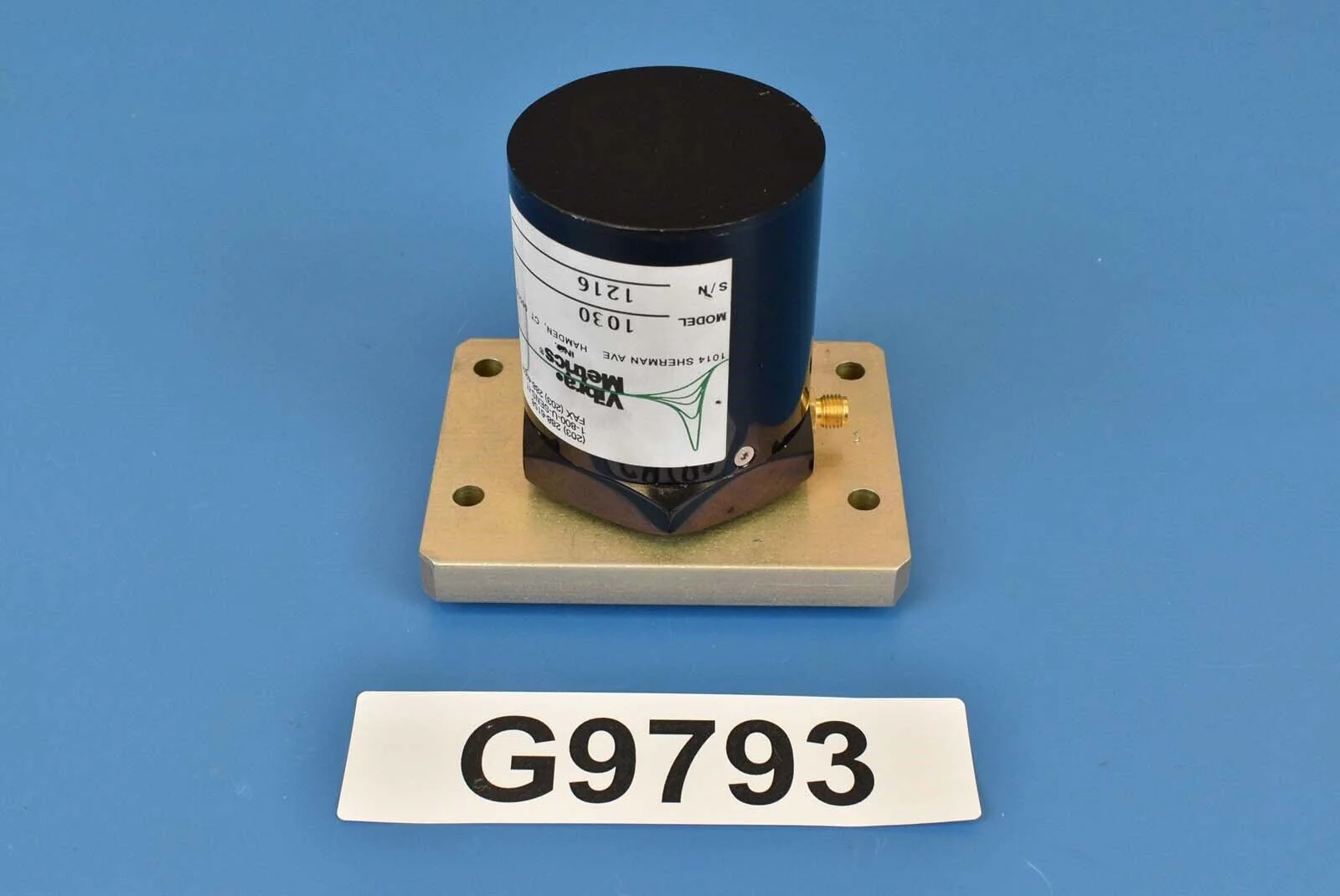 Vibra Metrics Model 1030 High Output Seismic Accelerometer Sensor