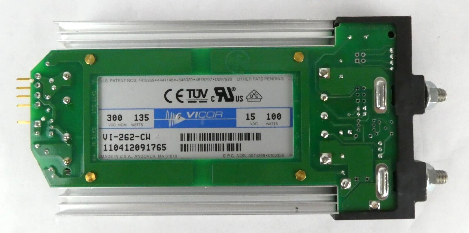 Vicor VI-262-CW DC Converter 15v 100w Reseller Lot of 4 Working Surplus - Image 6