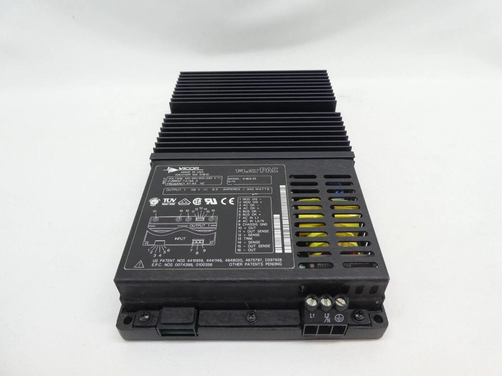 Vicor VI-MU4-ES AC/DC Converter FlatPAC Working Surplus - Image 3
