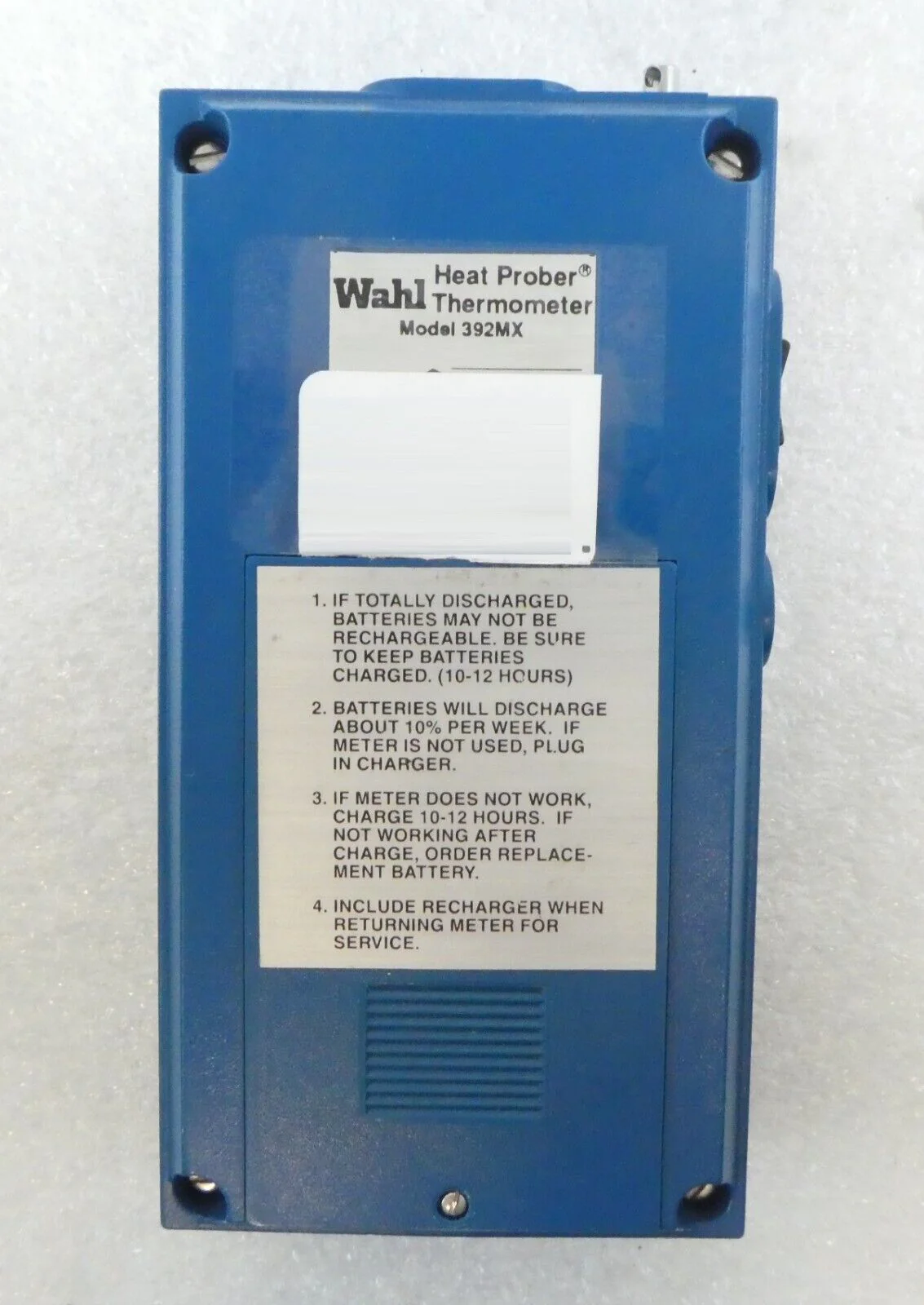 Wahl 392MX Platinum-RTD Digital Heat Prober Thermometer Model 392 Working Spare - Image 2