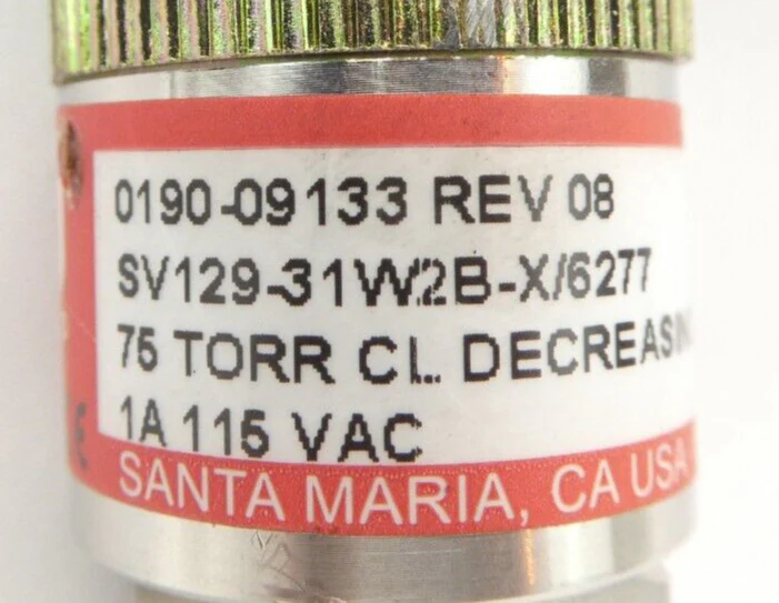 Wasco Vacuum Switch Lot of 3 UHP160-31W2B-X/1060 SV129-31W2B-X/6277 0190-09133 - Image 9