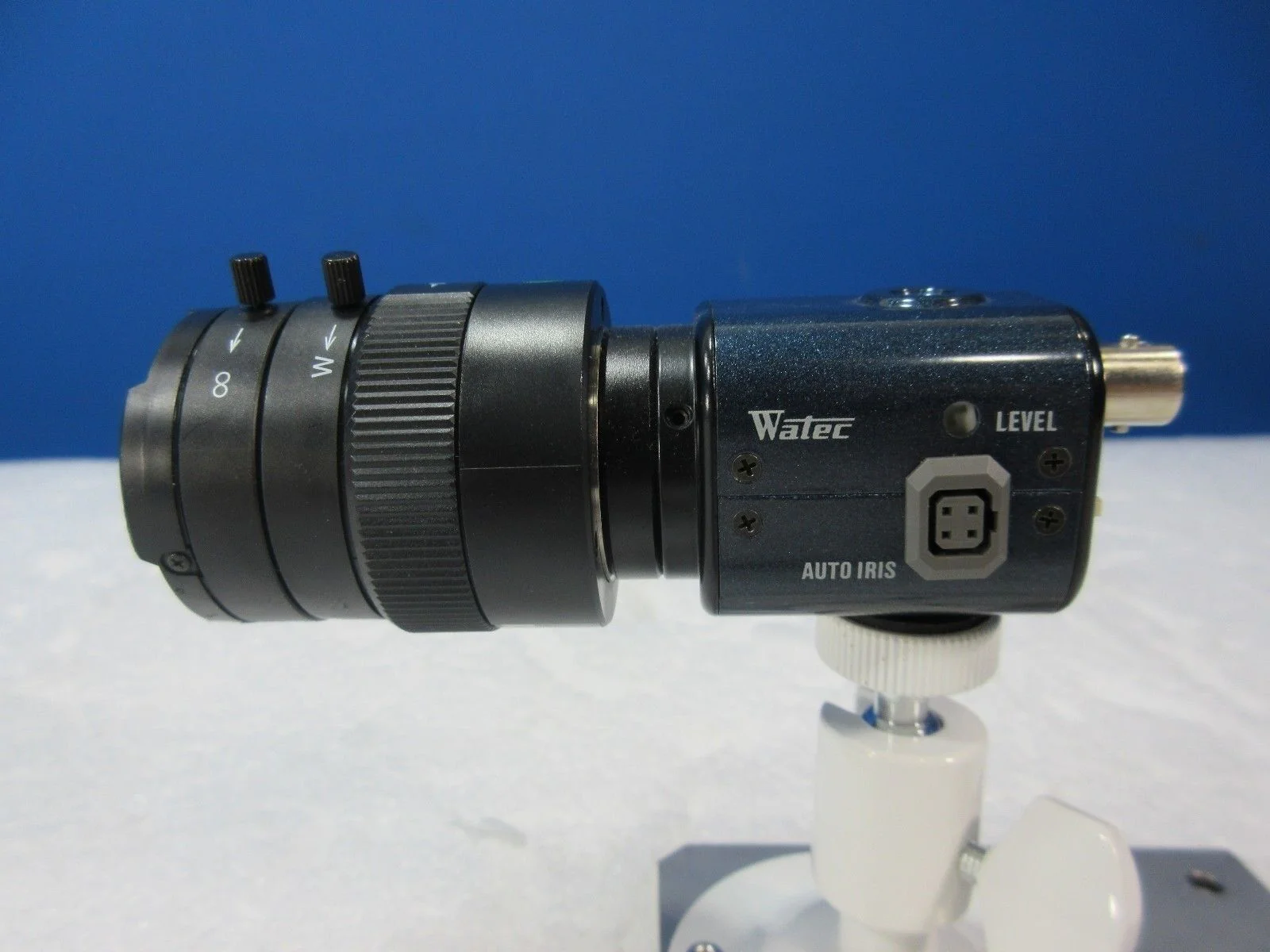 Watec WAT-902H2 Supreme CCD Camera with Computar H3Z4512CS-IR Lens & Cables Used - Image 4