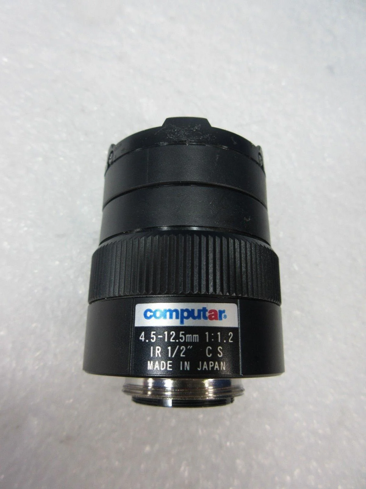 Watec WAT-902H2 Supreme CCD Camera with Computar H3Z4512CS-IR Lens & Cables Used - Image 6