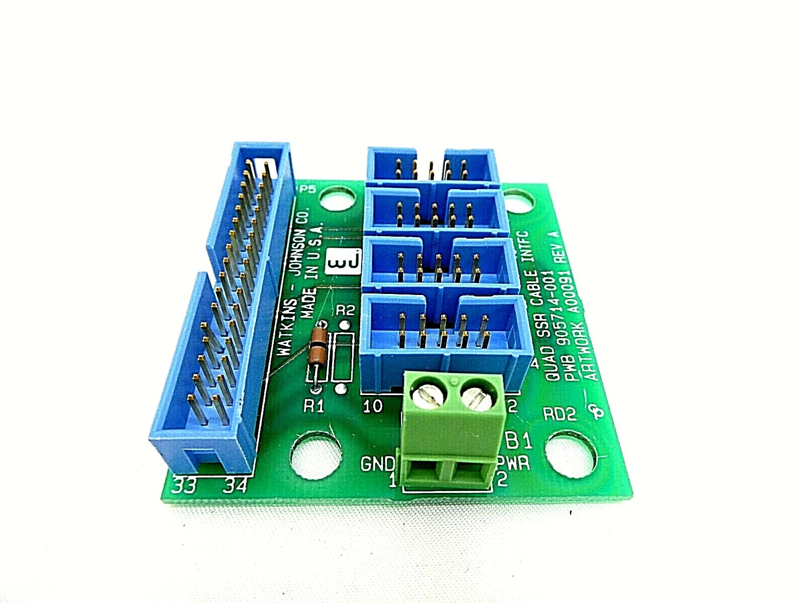 Watkins-Johnson 905714-001 Quad SSR Cable Interface Board PCB CCA-001 Lot of 30 - Image 8