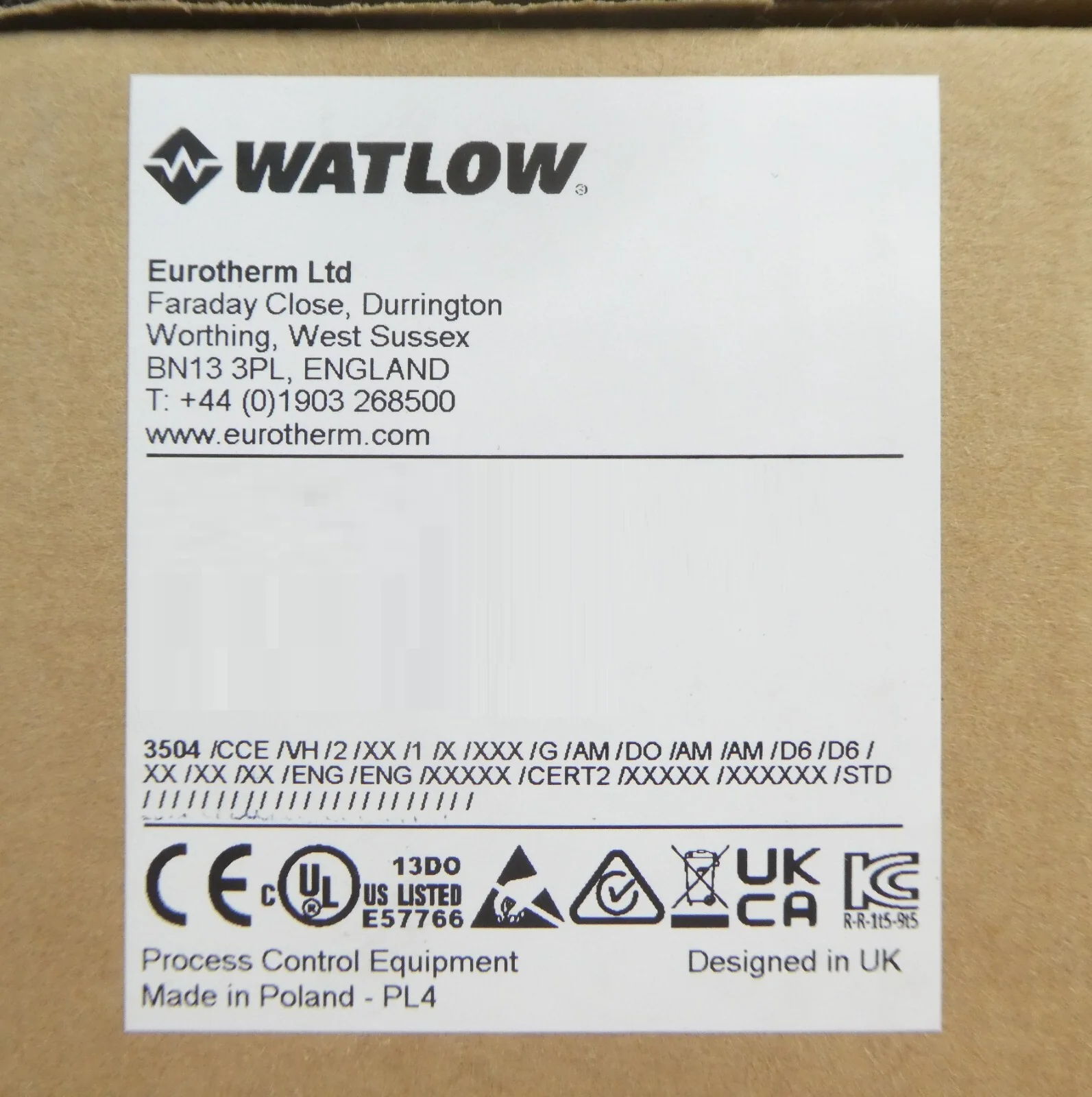 Watlow 3504/CCE/VH/2/XX/1/X/XXX/G/AM/DO/AM/AM Temperature Controller 3504 New - Image 11
