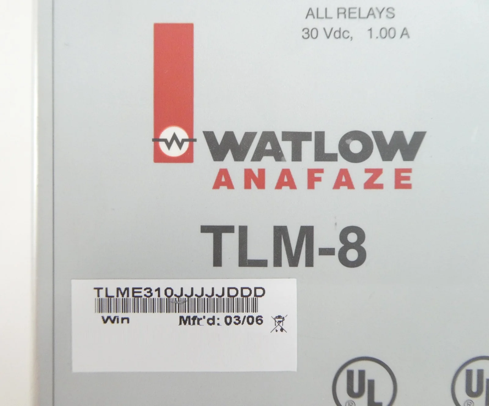 Watlow Anafaze TLME310JJJJJDDD Thermal Limit Monitor Working - Image 9
