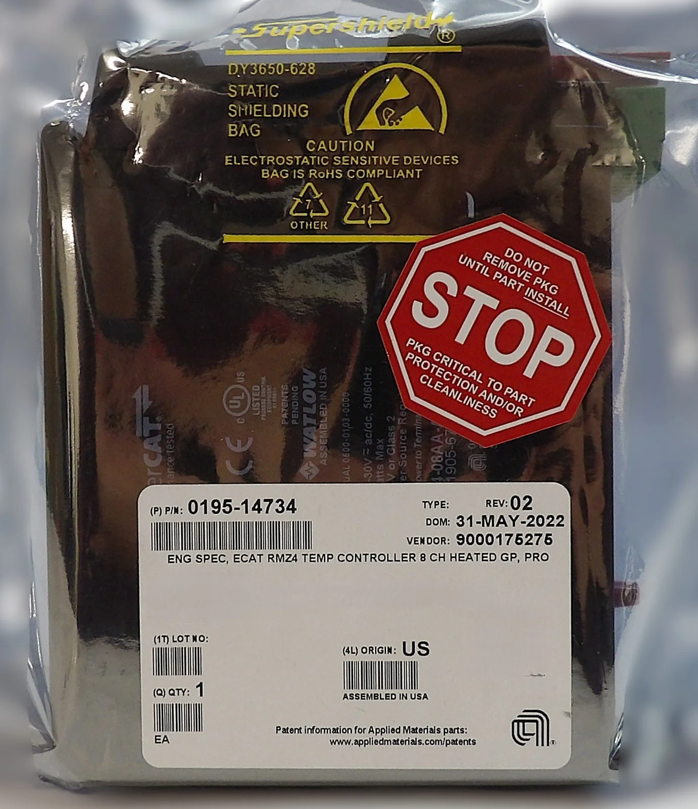 Watlow RMZ4-08AA-AAJC Temperature Controller AMAT 0195-14734 Lot of 20 New - Image 6