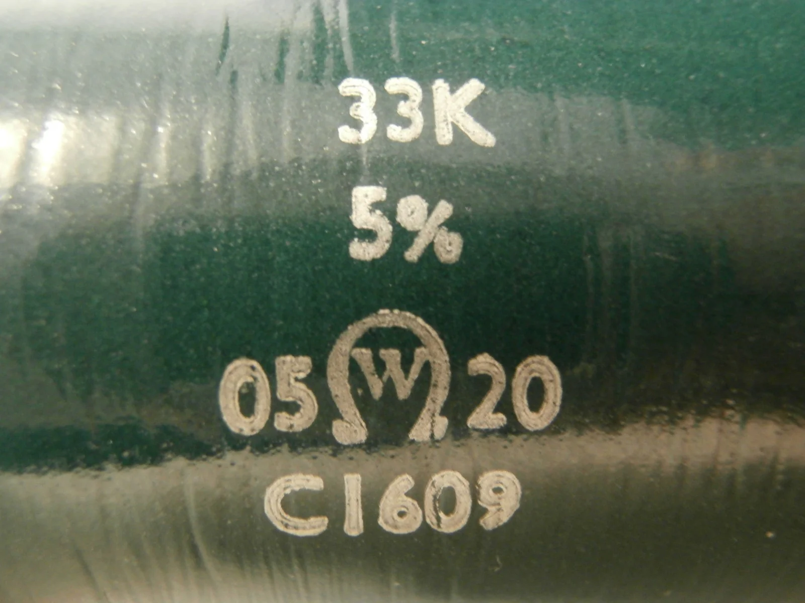 Welwyn C1609 Tubular Vitreous Enamelled Wirewound Resistor 33K 5% Lot of 4 Used - Image 8