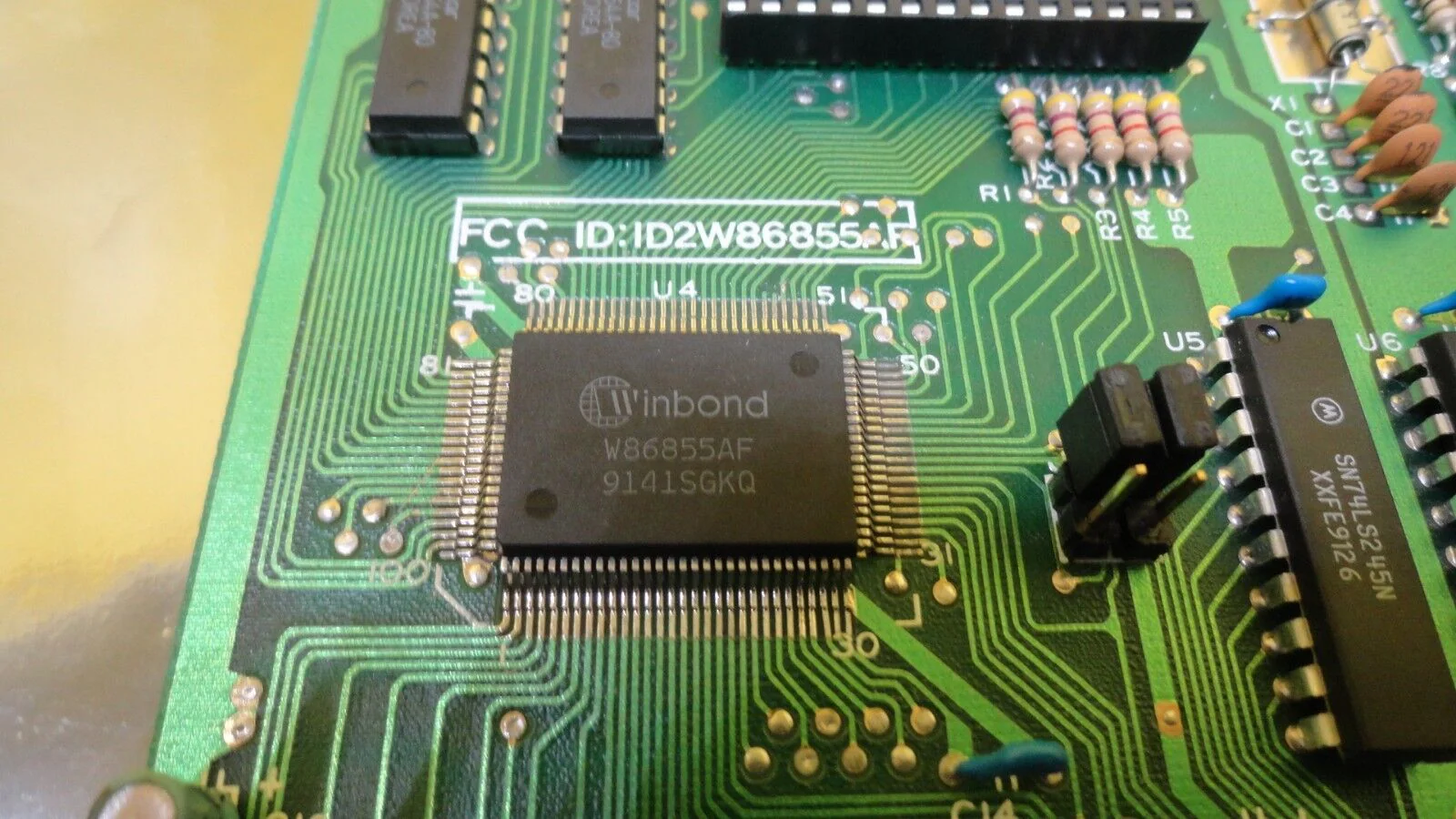 Winbond ID2W86855AF Graphics Card PCB W86855AF Used Working - Image 5