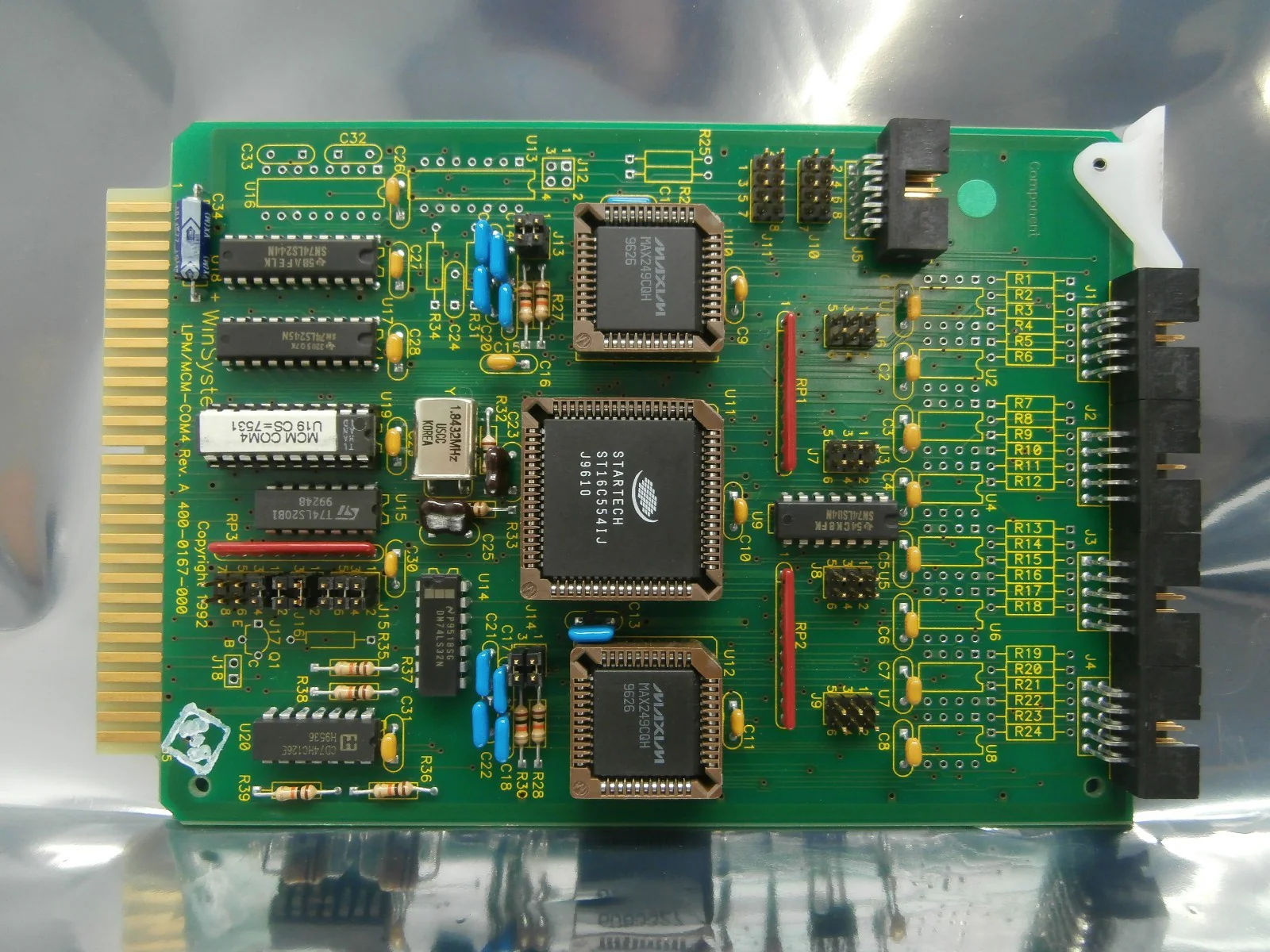 WinSystems 400-0167-000 COM4 Interface PCB Card LPM/MCM-COM4 2003495-001 Used - Image 2