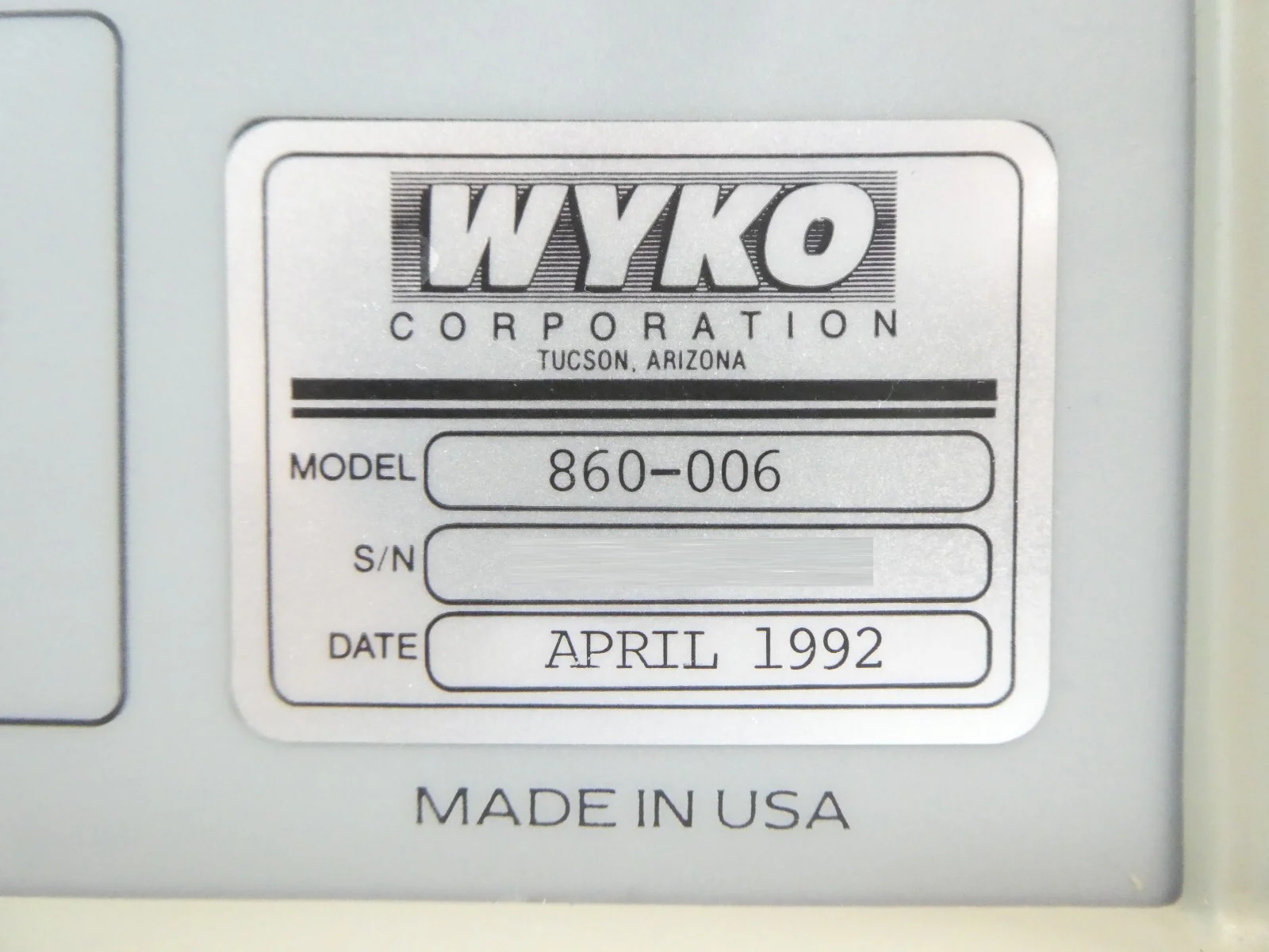 WYKO 860-006 Piezoelectric Transducer PZT Driver Module Working Surplus - Image 11