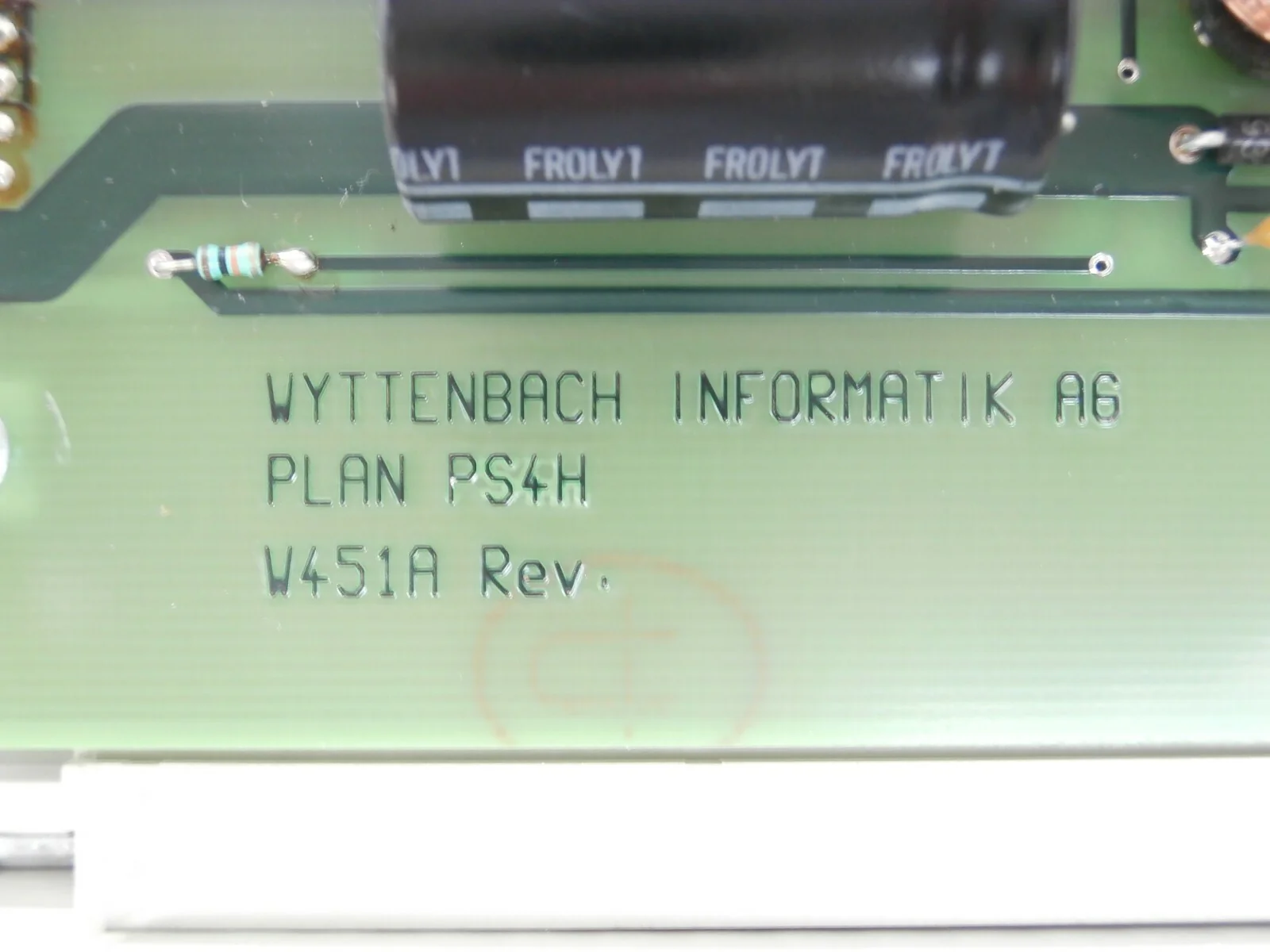 Wyttenbach Informatik P-LAN MP1 W450 CPU Control PCB Card Balzers Unaxis Spare - Image 10