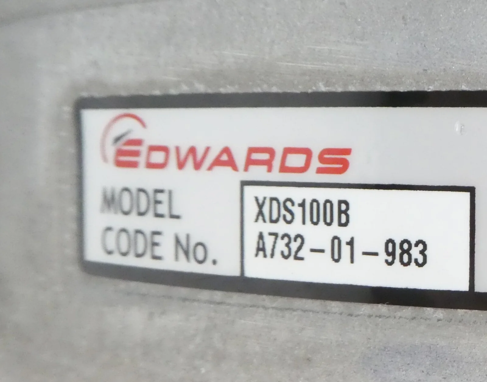 XDS 100B Edwards A732-01-983 Dry Scroll Vacuum Booster Pump Tested Working - Image 11