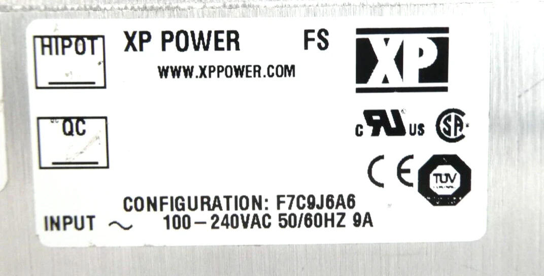 XP Power 200108-01 Power Supply Assembly Module F7C9J6A6 Working Surplus - Image 9
