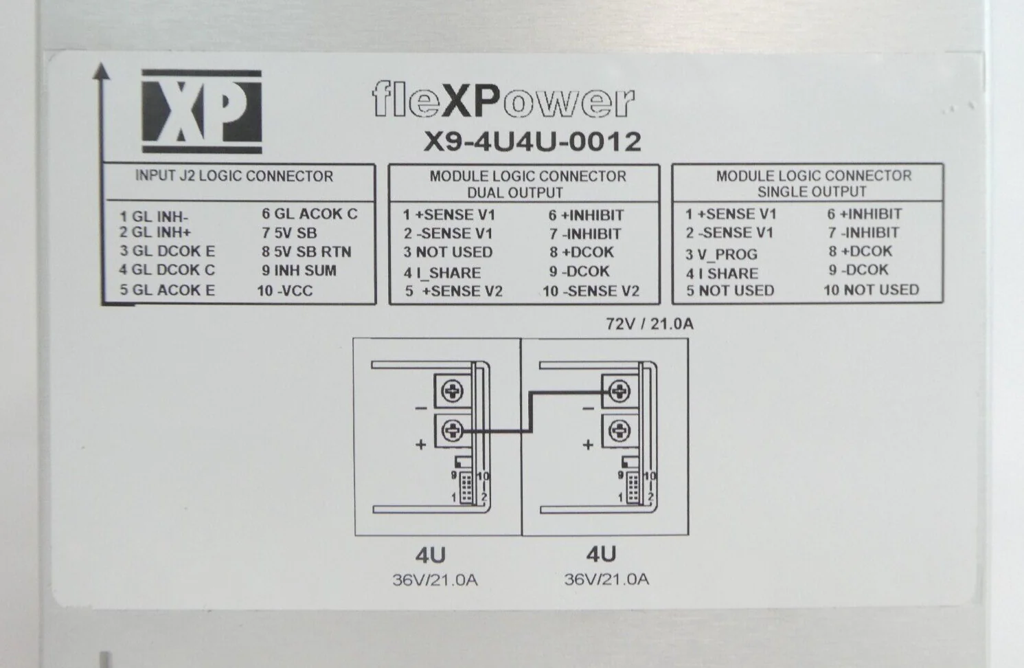 XP Power X9-4U4U-0012 Power Supply fleXPower AB Sciex Spectrometer Working - Image 8
