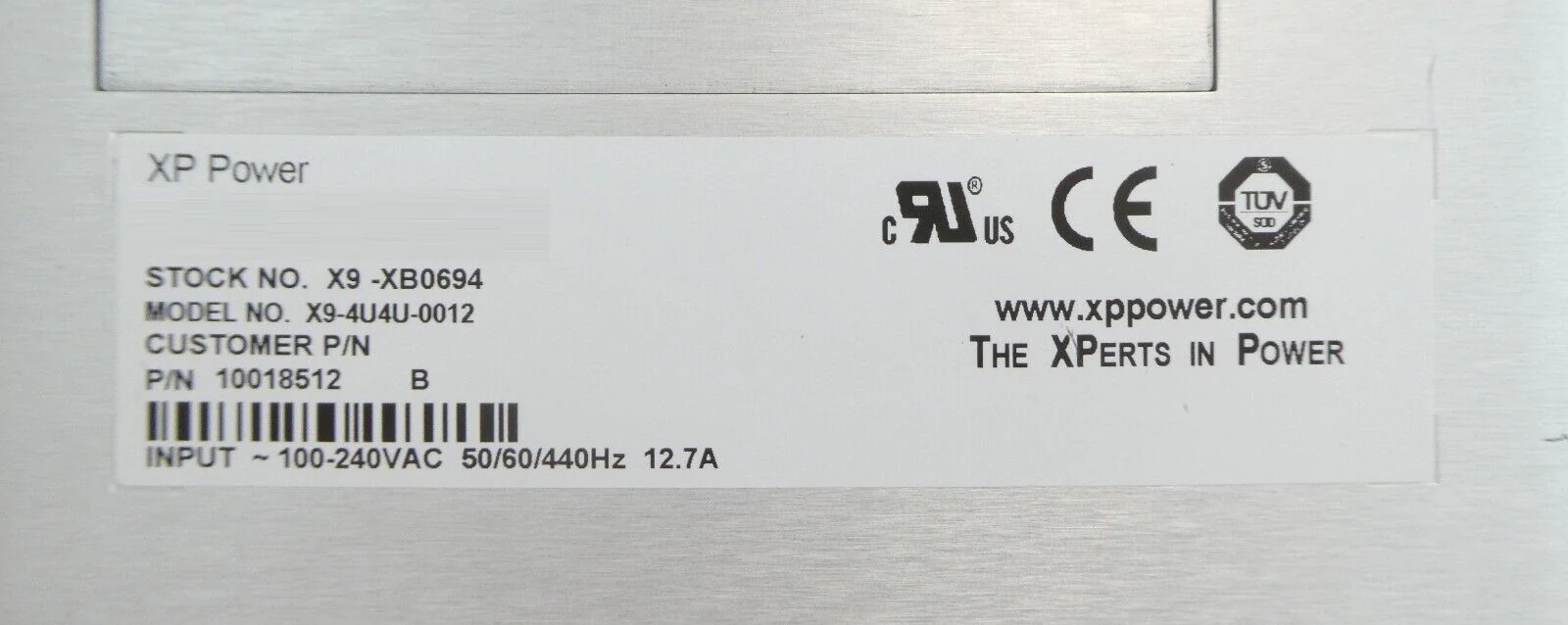 XP Power X9-4U4U-0012 Power Supply fleXPower AB Sciex Spectrometer Working - Image 9