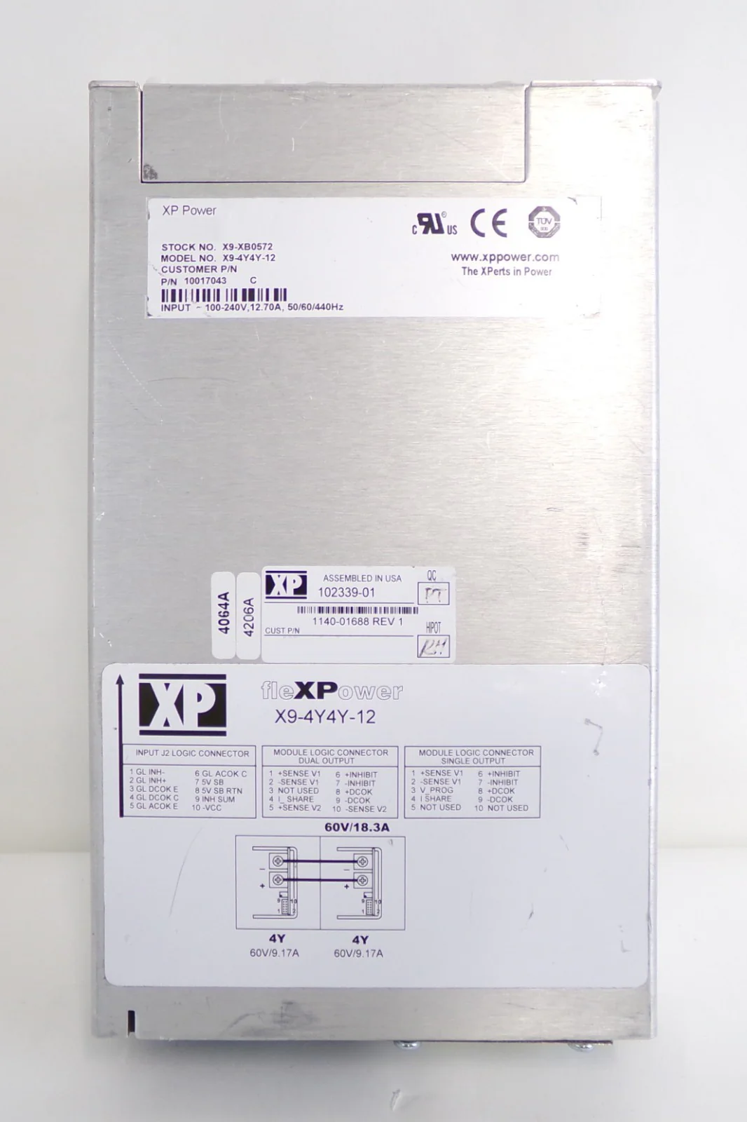 XP Power X9-4Y4Y-12 Power Supply Power Supply fleXPower Lot of 2 Working - Image 2