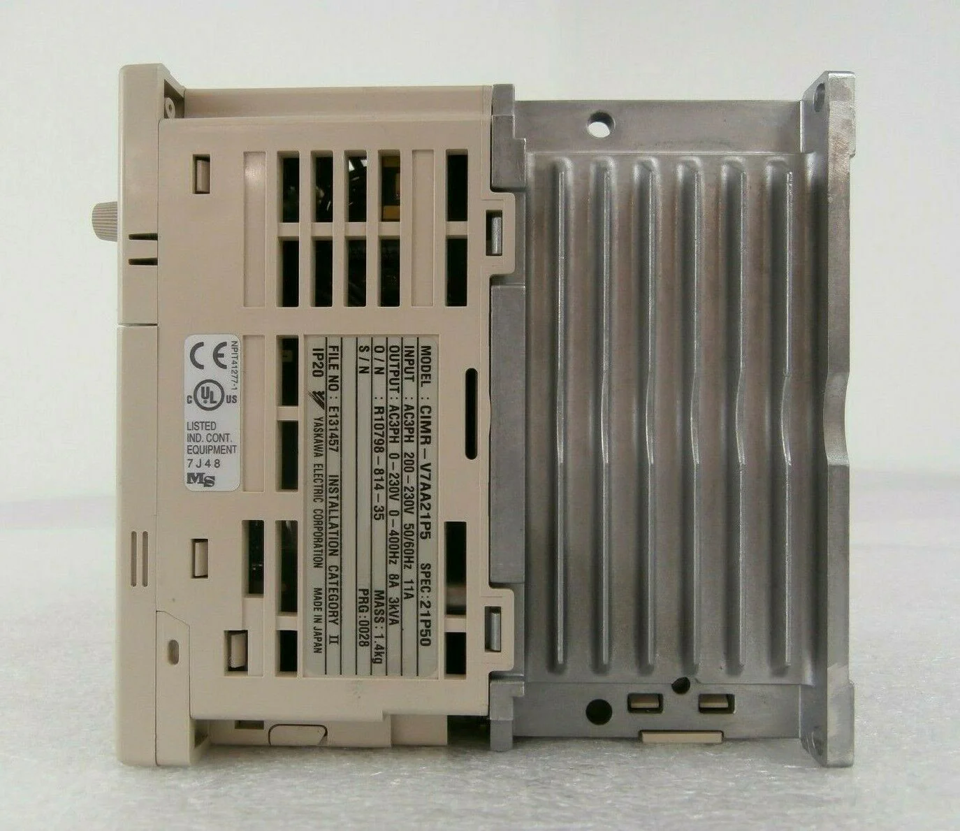 Yaskawa Electric CIMR-V7AA21P5 Inverter Drive VS Mini V7 Nikon NSR System Spare - Image 4