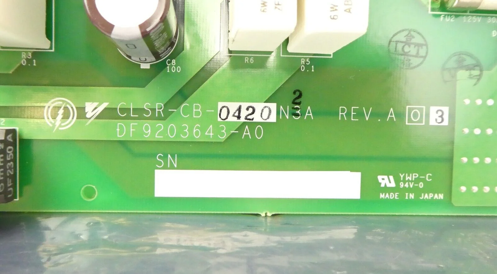 Yaskawa Electric CLSR-CB-0420N2A Interface PCB DF9203643-A0 Nikon NSR Working - Image 9
