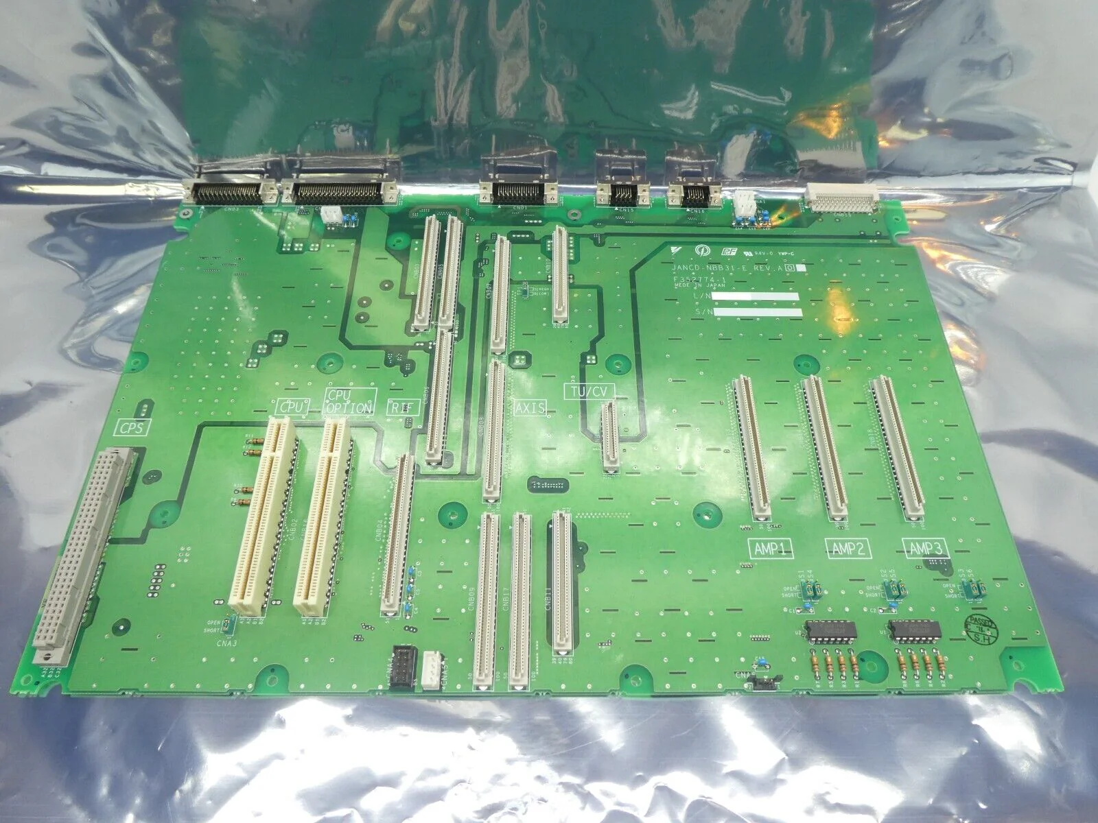 Yaskawa Electric JANCD-NBB31-E Robot Interface Backplane PCB F352774-1 Working - Image 9
