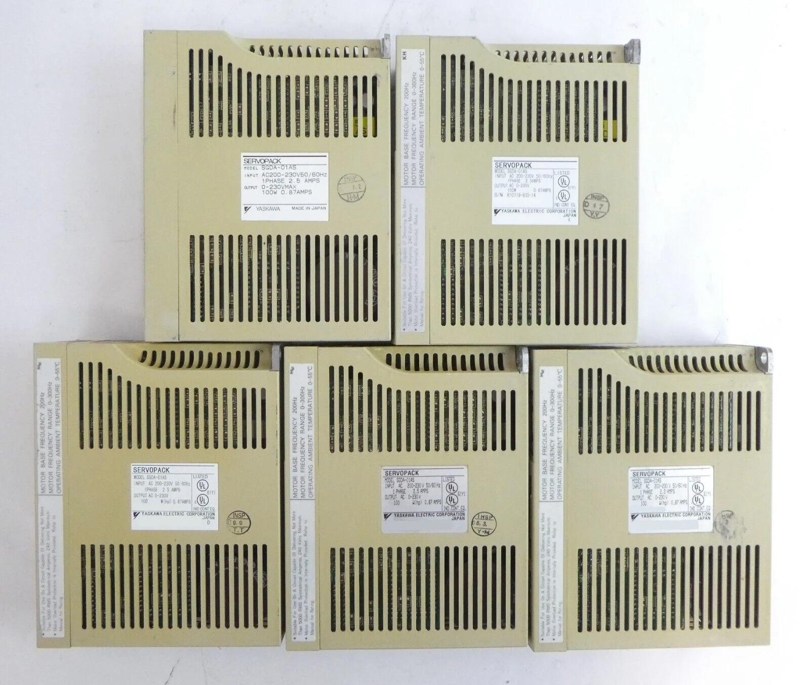 Yaskawa Electric SGDA-01AS SGDA-02AS Servo Driver Servopack Lot of 14 Working - Image 12