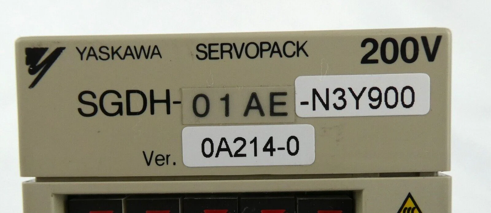 Yaskawa Electric SGDH-01AE-N3Y900 Servo Driver SERVOPACK Working Surplus - Image 8