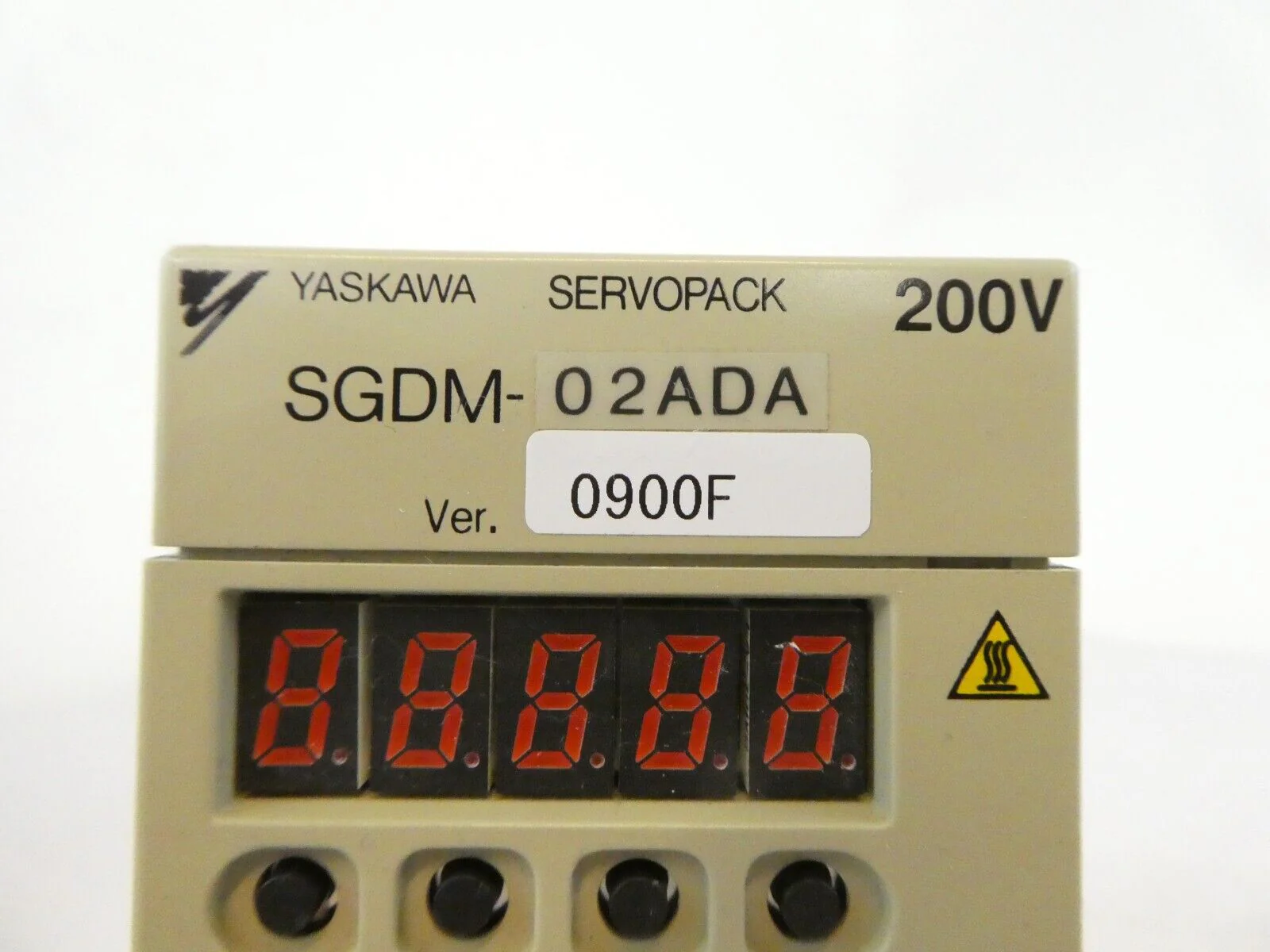 Yaskawa Electric SGDM-02ADA 200V Servo Drive SERVOPACK Lot of 4 Working Spare - Image 9
