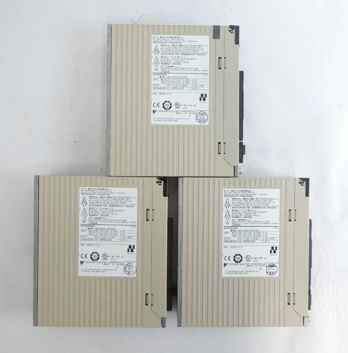 Yaskawa Electric SGDV-1R6A11 Servo Drive SERVOPACK Lot of 7 Working Surplus - Image 18