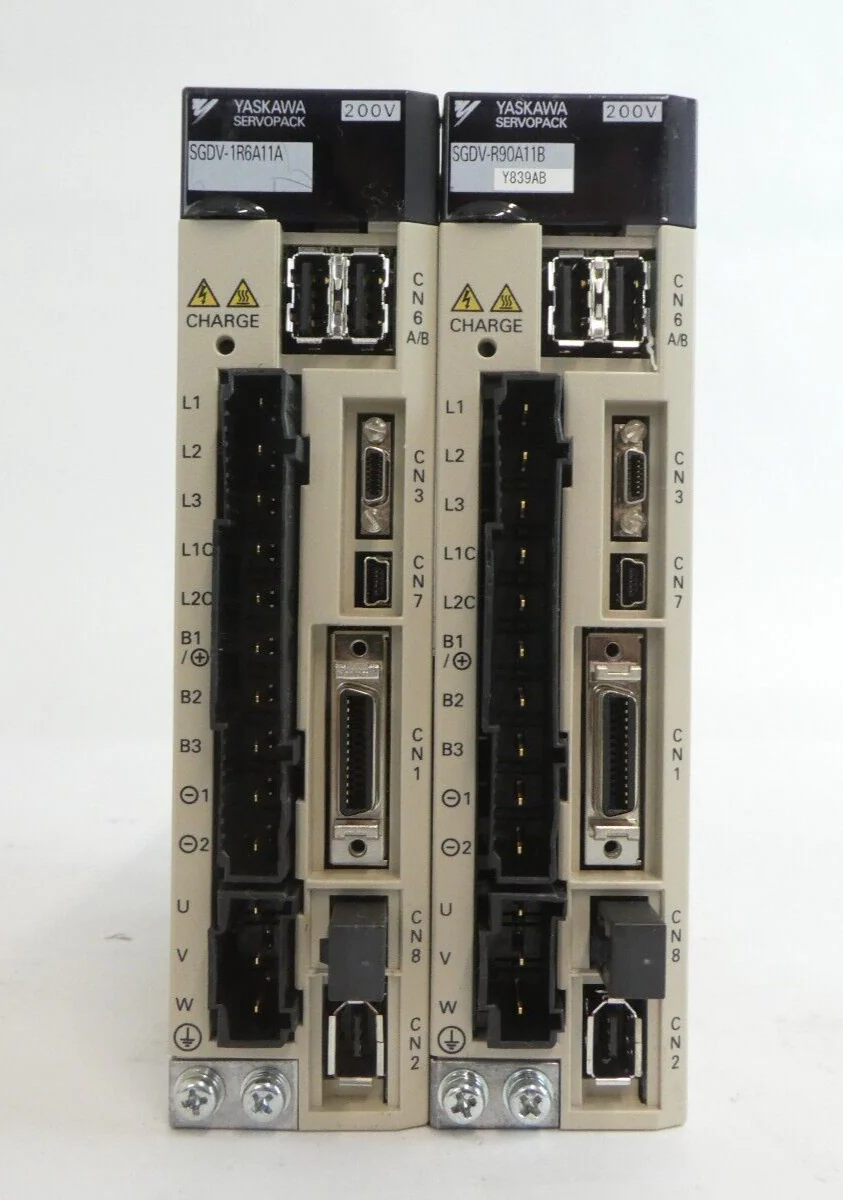 Yaskawa Electric SGDV-1R6A11 Servo Drive SERVOPACK Lot of 7 Working Surplus - Image 8