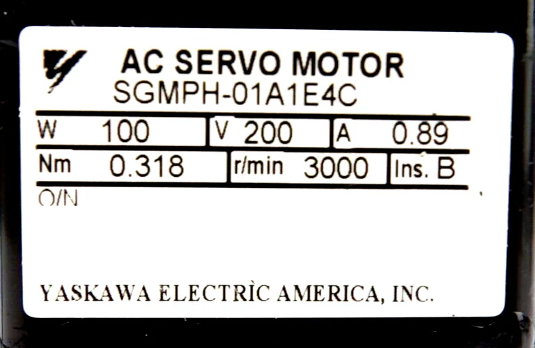 Yaskawa Electric SGMPH-01A1E4C AC Servo Motor Sigma II OEM Refurbished - Image 7