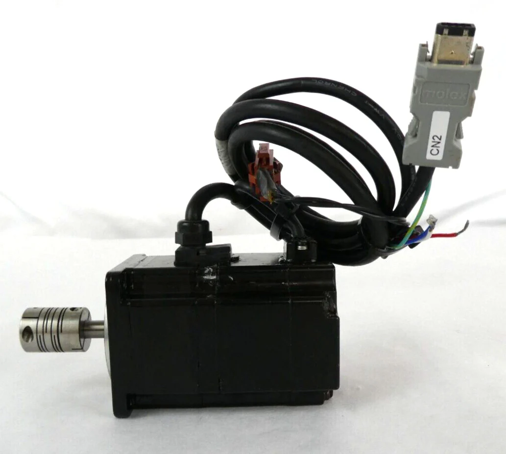 Yaskawa Electric SGMPH-01AAE-YA11 AC Servo Motor Assembly Lot of 2 Working - Image 2
