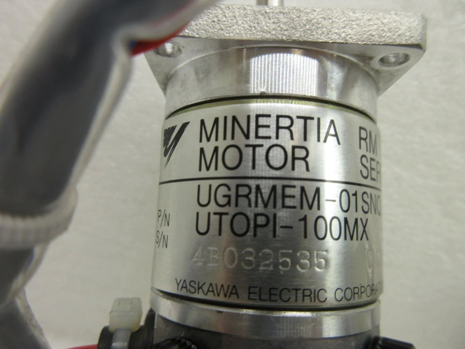 Yaskawa Electric UTOPI-100MX Minertia Motor UGRMEM-01SNQ72 Nikon NSR-S204B Spare - Image 7