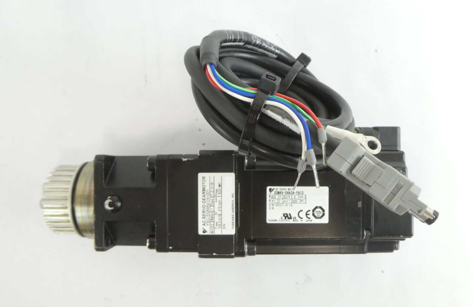 Yaskawa SGMAH-04AAF41 YSC-SGMAV-04-001 Servo Motor Lot of 4 Working Surplus - Image 15