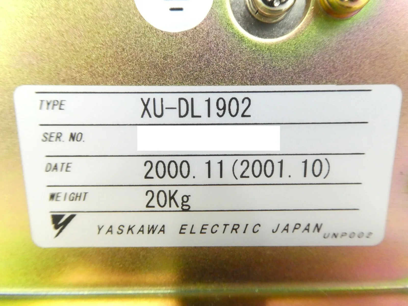 Yaskawa XU-DL1902 Linear Motor Controller Nikon 4S586-972-3 4S013-374 Working - Image 11