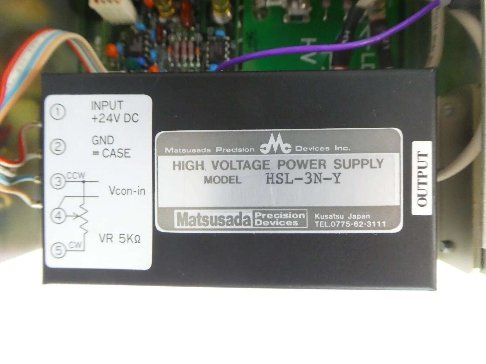 Yokogawa G1820-66541 Pre Amp Power Supply Assembly PCB Working Surplus - Image 9